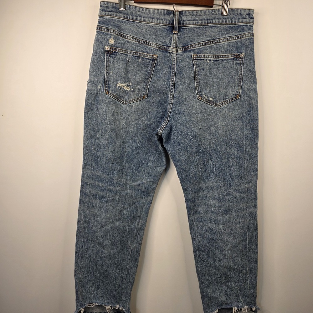 Pilcro Letterpress Anthropologie Women's Size 31 Distressed Denim Jeans Grunge - Picture 7 of 16